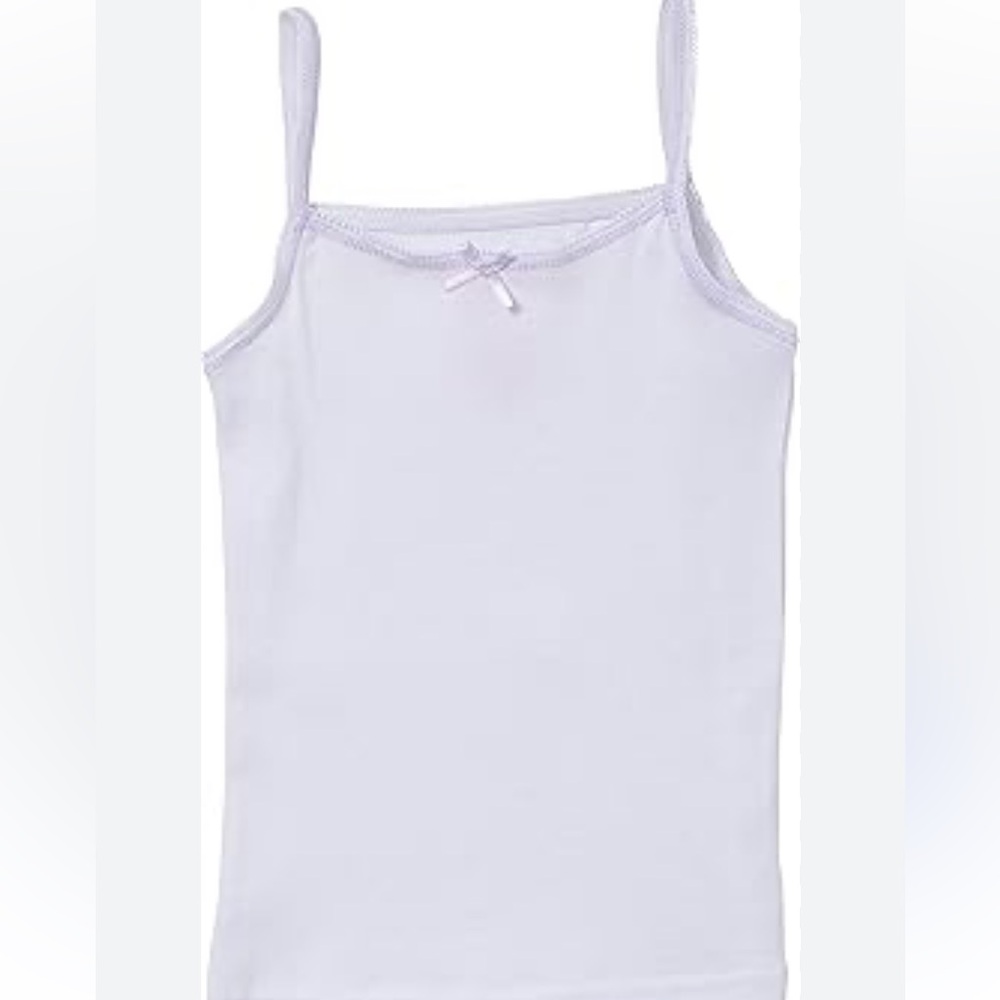 *free* Lavender cotton girls Tank Top, with bow